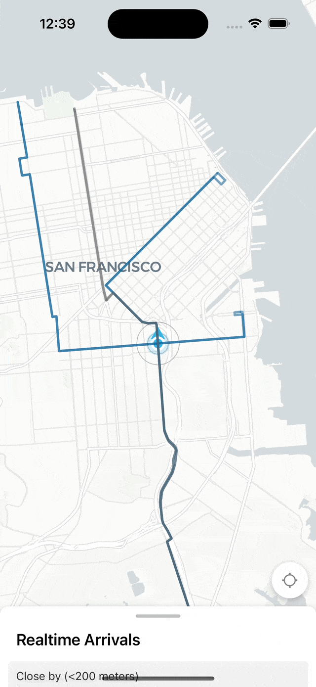 Get transit arrivals anywhere A Better Ride